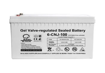 12V 100AH solární gel-baterie